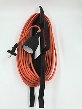 Удлинитель-шнур на рамке Skybeam, 1 розетка, 250V без заземления, 30m